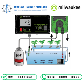 Milwaukee MC720 PRO pH Controller and Pump Kit